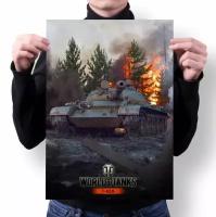 Плакат WORLD OF TANKS МИР танков №8, А4