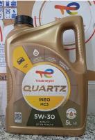 Синтетическое моторное масло TOTAL Quartz INEO MC3 5W30, 5 л, 1 шт