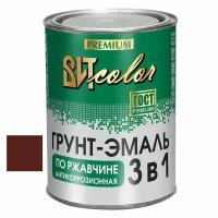 Грунт-эмаль премиум по ржавчине 3 в 1 (шоколад) 0,8кг."ВИТcolor"