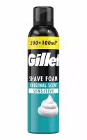 Пена для бритья Gillette Classic Sensitive для чувствительной кожи 300 мл (Из Финляндии)