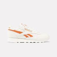 Кроссовки Reebok Classic Leather, размер 6,5 US, бежевый, оранжевый