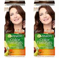 Garnier Краска для волос Color Naturals 5.25 Горячий шоколад, 112 мл, 2 уп