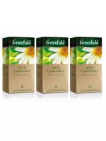 Чай травяной Greenfield Rich Camomile 25 пакетиков 3 штуки