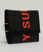 Кошелек Superdry TARP TRI-FOLD WALLET Пол Женский, Цвет 02A Black, Размер OS