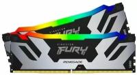 Модуль памяти Kingston 64GB DDR5 6000MHz DIMM FURY Renegade Silver RGB KF560C32RSAK2-64 (2х32gb), CL32