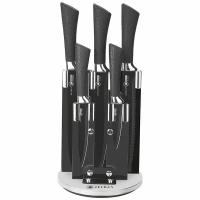 Набор ножей кухонных на подставке 6 предметов Zeidan ножи кухонные сталь с подставкой
