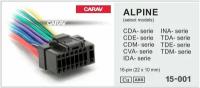 Разъем Carav для автомагнитол ALPINE 16-pin