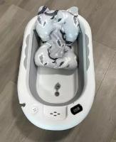 Ванночка детская складная luxmom HBT-005 серый