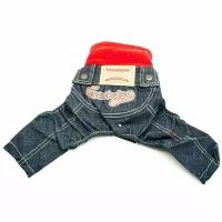 Одежда для животных, штаны - Touchdog, (джинса) L 34см, 1 шт