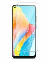 Защитное стекло для OPPO A78 4G (оппо А78 4г) на Экран, (гибридное:пленка+стекловолокно), прозрачное тонкое Hybrid Glass, Miuko