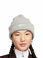 Шапка Nike Peak Tall Cuff Swoosh Beanie grey