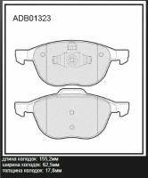 Колодки тормозные Ford Focus II 04-, III 11-; Mazda 3 (BK, BL) 03-14, Volvo S40 04- передние Allied