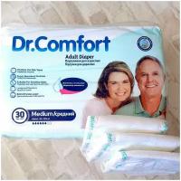 Подгузники для взрослых Dr. Comfort M30, размер M (талия 85-125 см), 30 шт