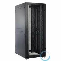 ЦМО Шкаф серверный ПРОФ напольный 48U (800x1200) дверь перфор, задние двойные перфор, черный, в сборе