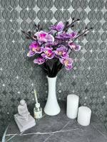 Искусственные цветы орхидея 40 - 45см фиолетова