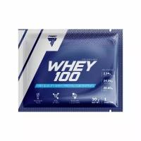Протеин сывороточный Trec Nutrition Whey 100 30 шт по 30 г, вкус шоколад-кокос
