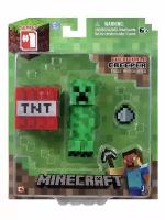 Фигурка Minecraft Creeper Крипер с аксессуарами 8см TM16503