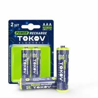 Аккумулятор AAA/HR03 1000мА. ч (блист.2шт) TOKOV ELECTRIC TKE-NMA-HR03/B2