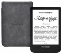 Электронная книга PocketBook 628 Touch Lux 5, 8 ГБ черный с обложкой Grey