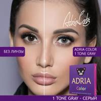 Контактные линзы цветные ADRIA, Adria Color 1T, Квартальные, GRAY, -3,00 / 14 / 8,6 / 2 шт