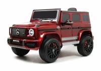 Детский электромобиль Mercedes-Benz G63 (K999KK) вишневый глянец (RiverToys)