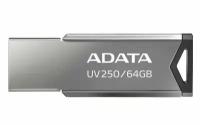 USB накопитель ADATA 64GB USB2.0 AUV250-64G-RBK Grey