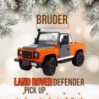 Модель автомобиля коллекционная Bruder Пикап Land Rover Defender