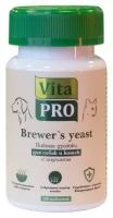 Пивные дрожжи Vita Pro Brewer's yeast для собак и кошек с инулином, 140 таблеток