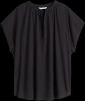 Блузка H&M для женщин, размер Черный, цвет 3XL