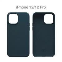 Силиконовый чехол COMMO Shield Case для iPhone 12/12 Pro с поддержкой беспроводной зарядки, Pacific Green (Blue)