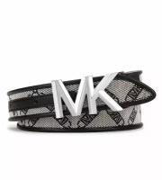 Ремень MICHAEL KORS, размер M, серый, черный