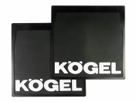 Брызговики на Полуприцеп KOGEL (белая надпись) 400*400 мм