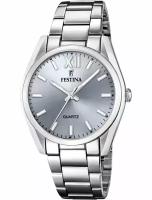 Наручные часы FESTINA Boyfriend, серый, серебряный