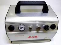 Компрессор JAS 1210, с регулятором давления, автоматика, ресивер 0,3 л, 2 выхода