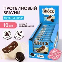 Протеиновое печенье Брауни FitnesShock "Печенье-крем" 10 шт, 50 г