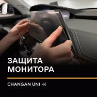 Cтатическая плёнка (Матовая) IPF на монитор 12.3" Changan Uni K /Надёжная защита монитора Чанган Uni K