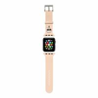 Karl Lagerfed Ремешок Lagerfeld Silicone Karl head для Apple Watch 38-40-41 mm, розовый