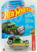 HKJ88 Машинка игрушка Hot Wheels металлическая коллекционная Brick and Motor зеленый