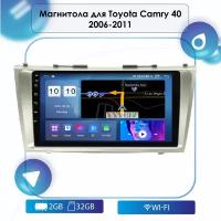 Автомагнитола для Toyota Camry 40 2006-2011 Android, 2-32 Wi-Fi, Bluetooth, GPS, Эквалайзер, Мульти-руль