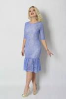 Платье DiSORELLE, размер 46, голубой