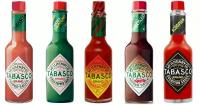 Набор соусов Tabasco (Red + Green + Chipotle + Habanero + Scorpion), США, 5*60 мл