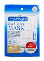Маска для лица с гиалуроновой кислотой Japan Gals Pure 5 Essence Mask Hyaluronic Acid