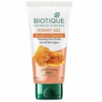 Успокаивающий и питательный гель для умывания с мёдом Honey Gel Soothe & Nourish Foaming Face Wash Biotique | Биотик 150мл