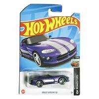 HKK11 Машинка игрушка Hot Wheels металлическая коллекционная Dodge Viper RT/10 фиолетовый