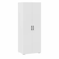 Шкаф для одежды белый распашной (ВхШхГ) 205х79х57 см, Нео