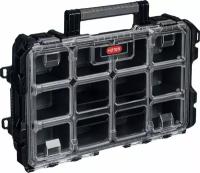 KETER GEAR ORGANIZER, 560 х 345 х 128 мм, (22″), пластиковый ящик-органайзер с 7 съемными ячейками (38374)