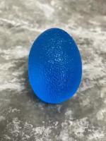 Кистевой эспандер жесткий диаметр 6 см синий мяч для тренировки кисти (яйцевидной овальной формы)Ортосила