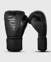 Детские боксерские перчатки тренировочные Venum Challenger 2.0 - Black/Black (4 oz)