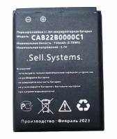 Аккумулятор CAB22B0000C1 для телефона Alcatel One Touch 1008, 1010D, 1010X, 1030D, 665X и OT-665X и др., см. в описании
