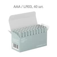 Батарейки мизинчиковые алкалиновые COMMO Everyday Batteries, LR03-ААА, 40 штук в упаковке